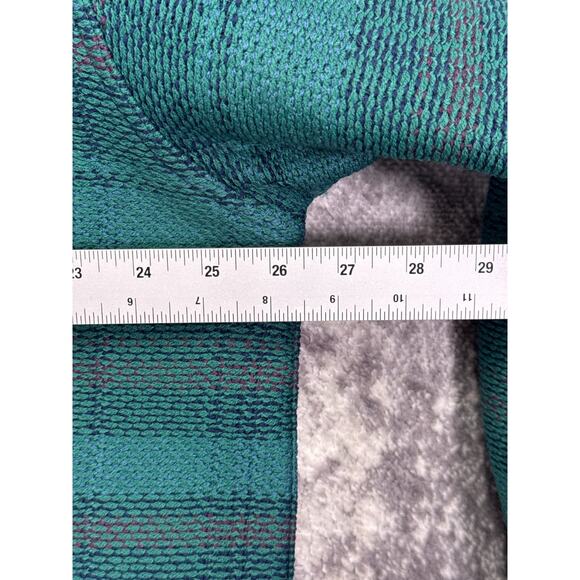 Pilgrim Surf Supply Jacket XL Mens Japanese Wool Woven Green Snap Front - Picture 4 of 9